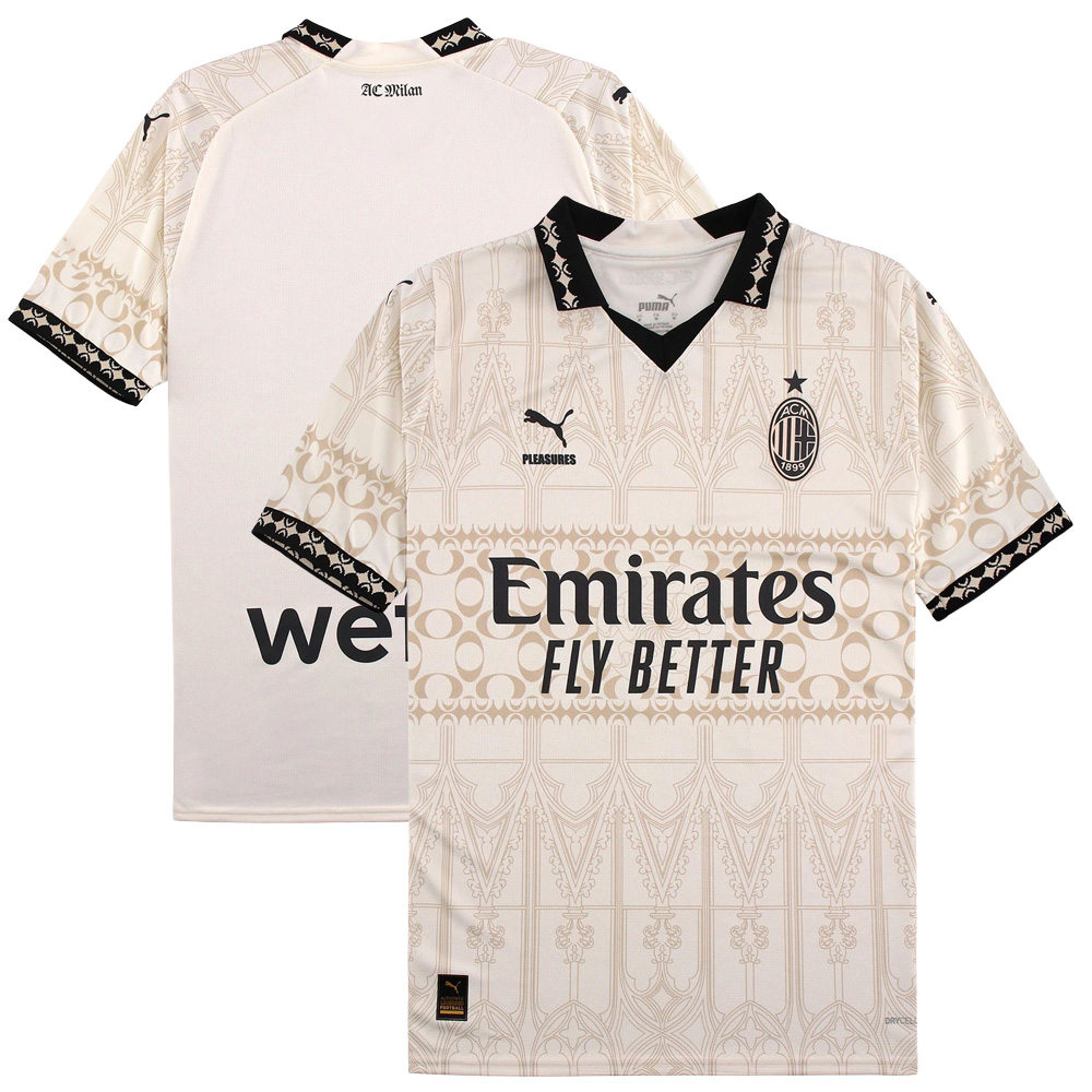 AC Milan x Pleasures 2023/24 Fourth Shirt - Light Version (Oversea Imported  Version)